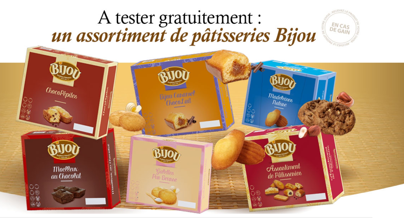 Assortiment de pâtisseries Bijou