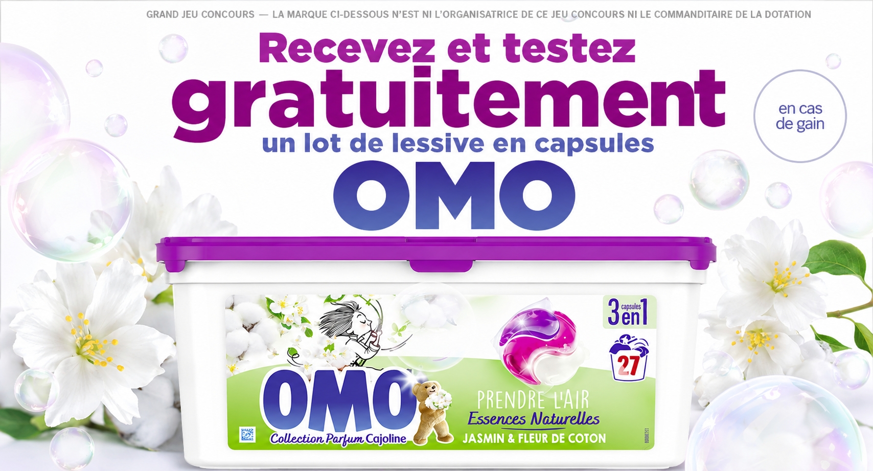 lessive en capsules Omo