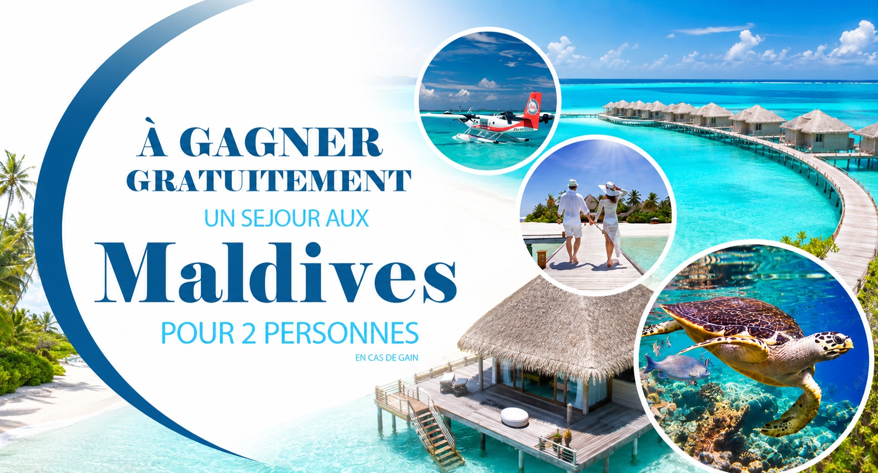 Un séjour aux Maldives pour 2 personnes