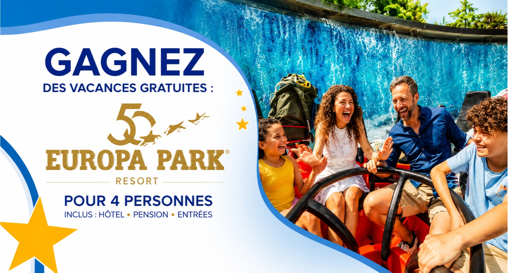 Des vacances gratuites à Europa Park pour 4 personnes