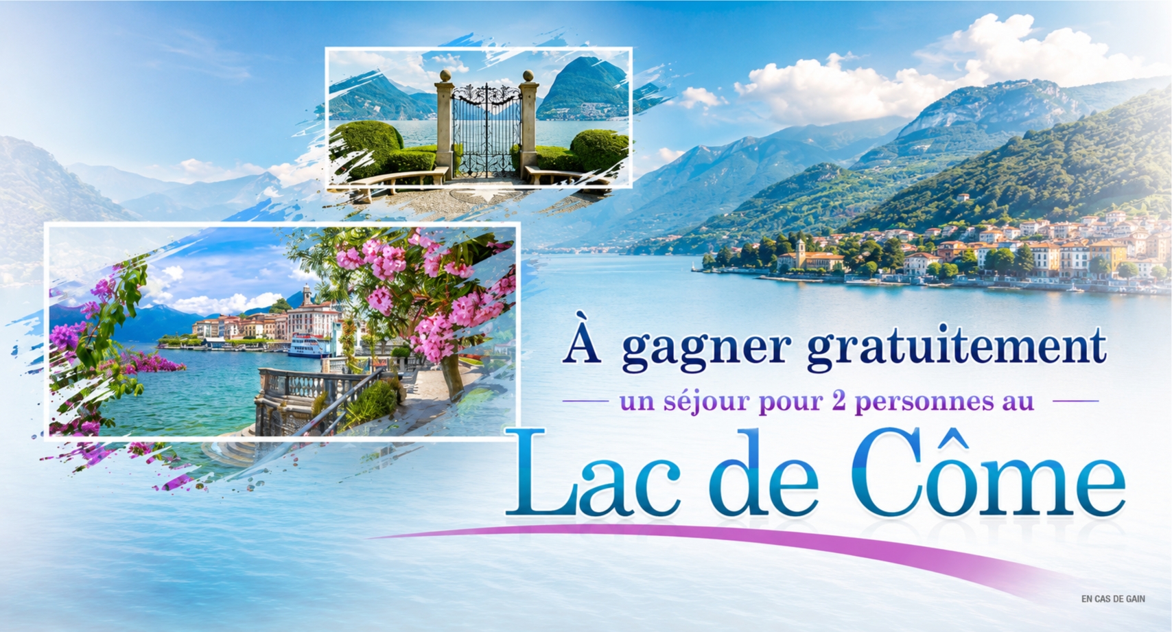 Un séjour pour 2 personnes au Lac de Côme