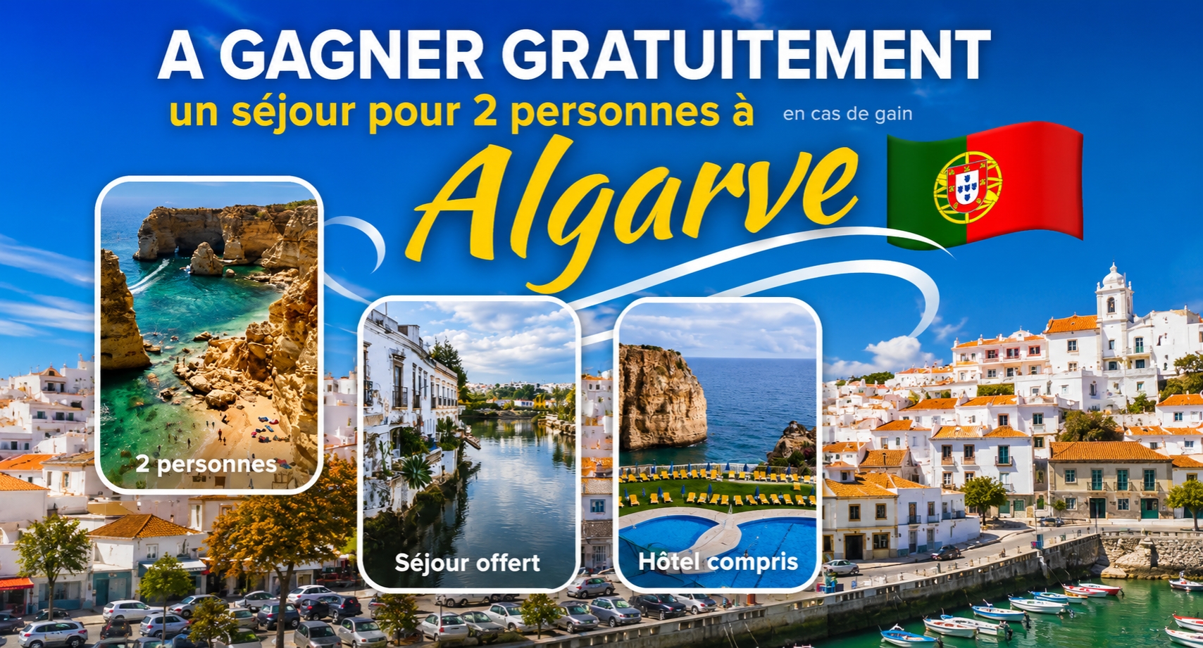 Un séjour pour deux personnes à Algarve