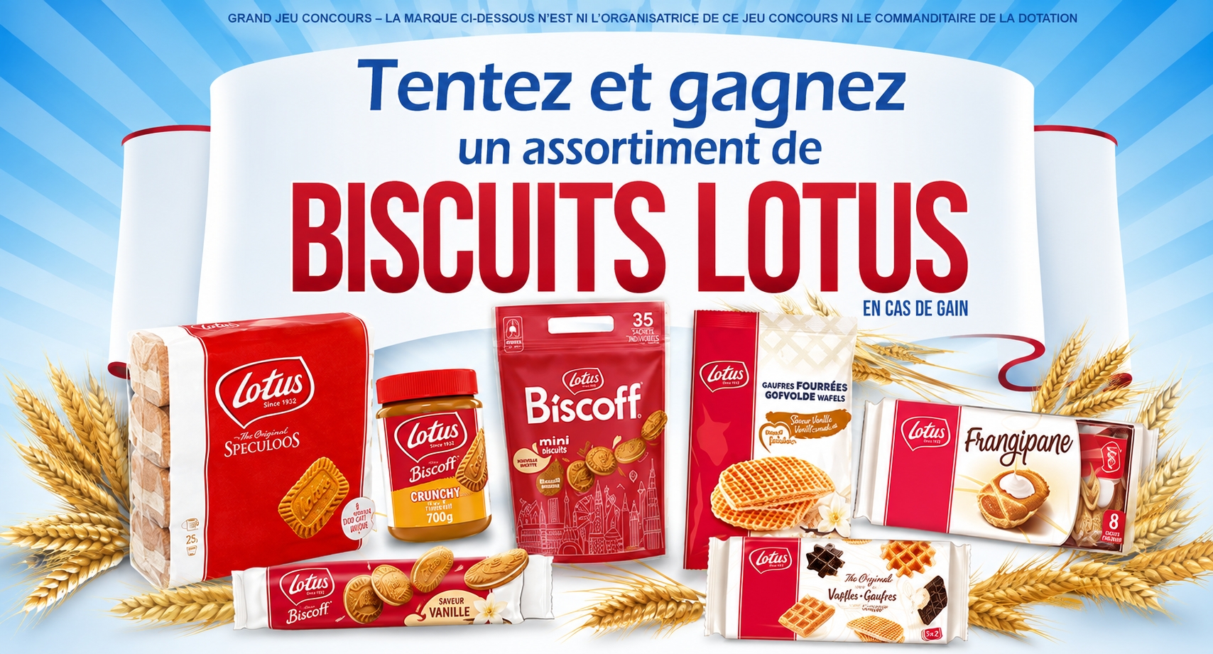 Un assortiment de biscuits Lotus