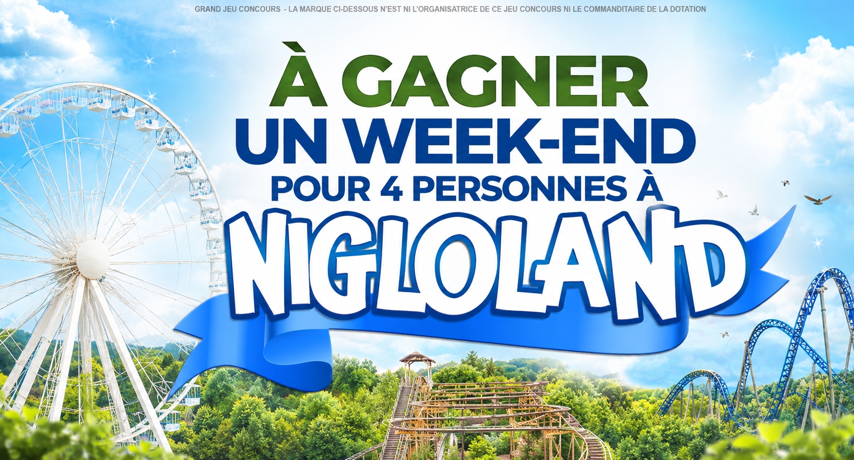 Un week-end pour 4 personnes à Nigloland