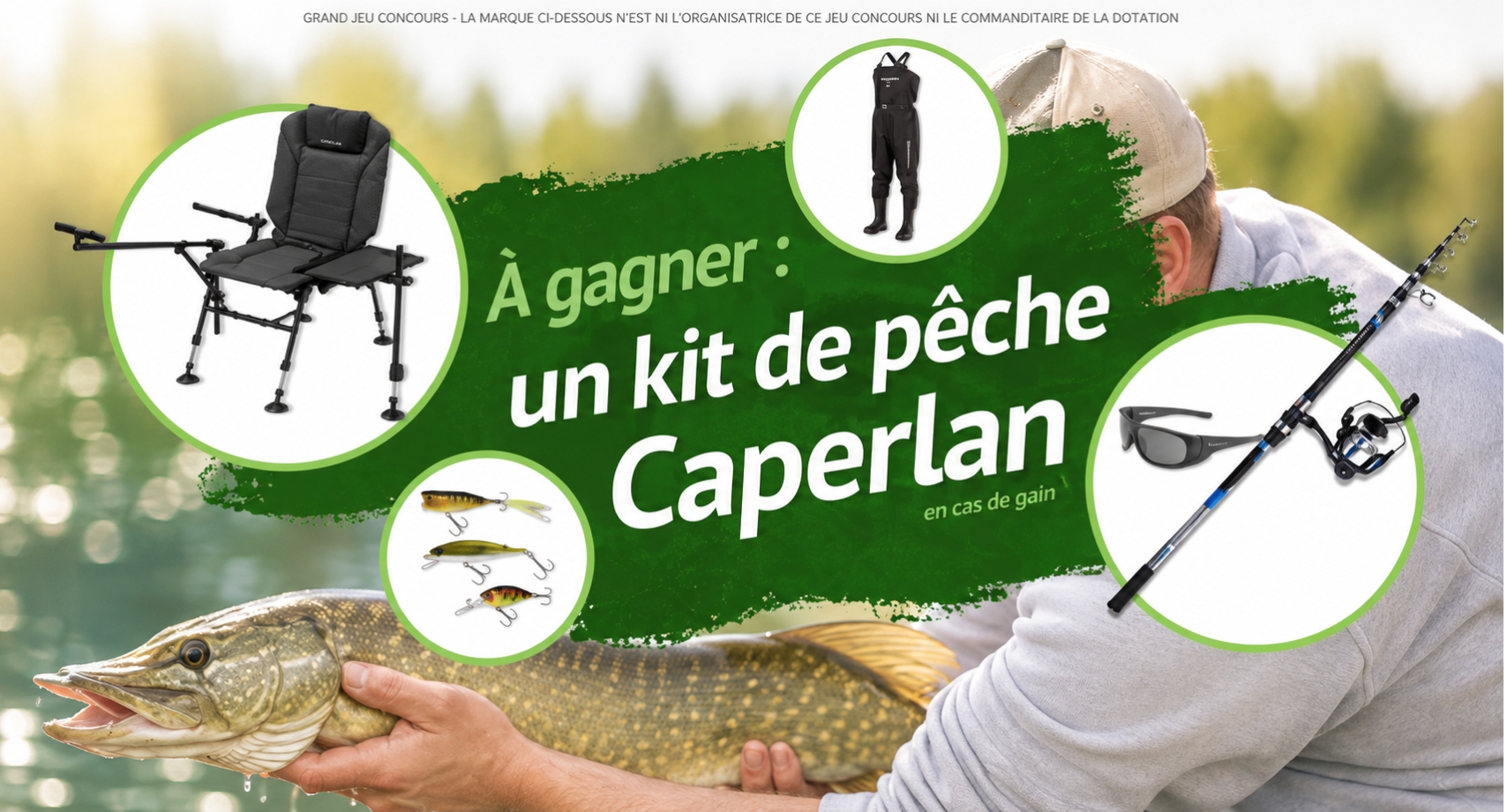 Un kit de pêche Caperlan