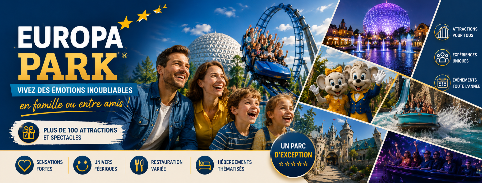 Des vacances gratuites à Europa Park pour 4 personnes