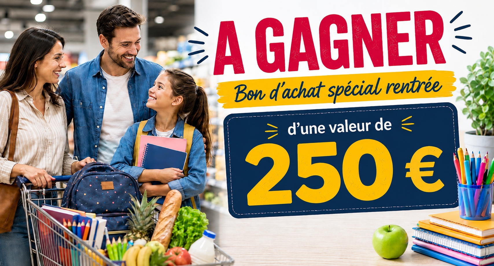 Un bon d'achat spécial rentrée de 250 €