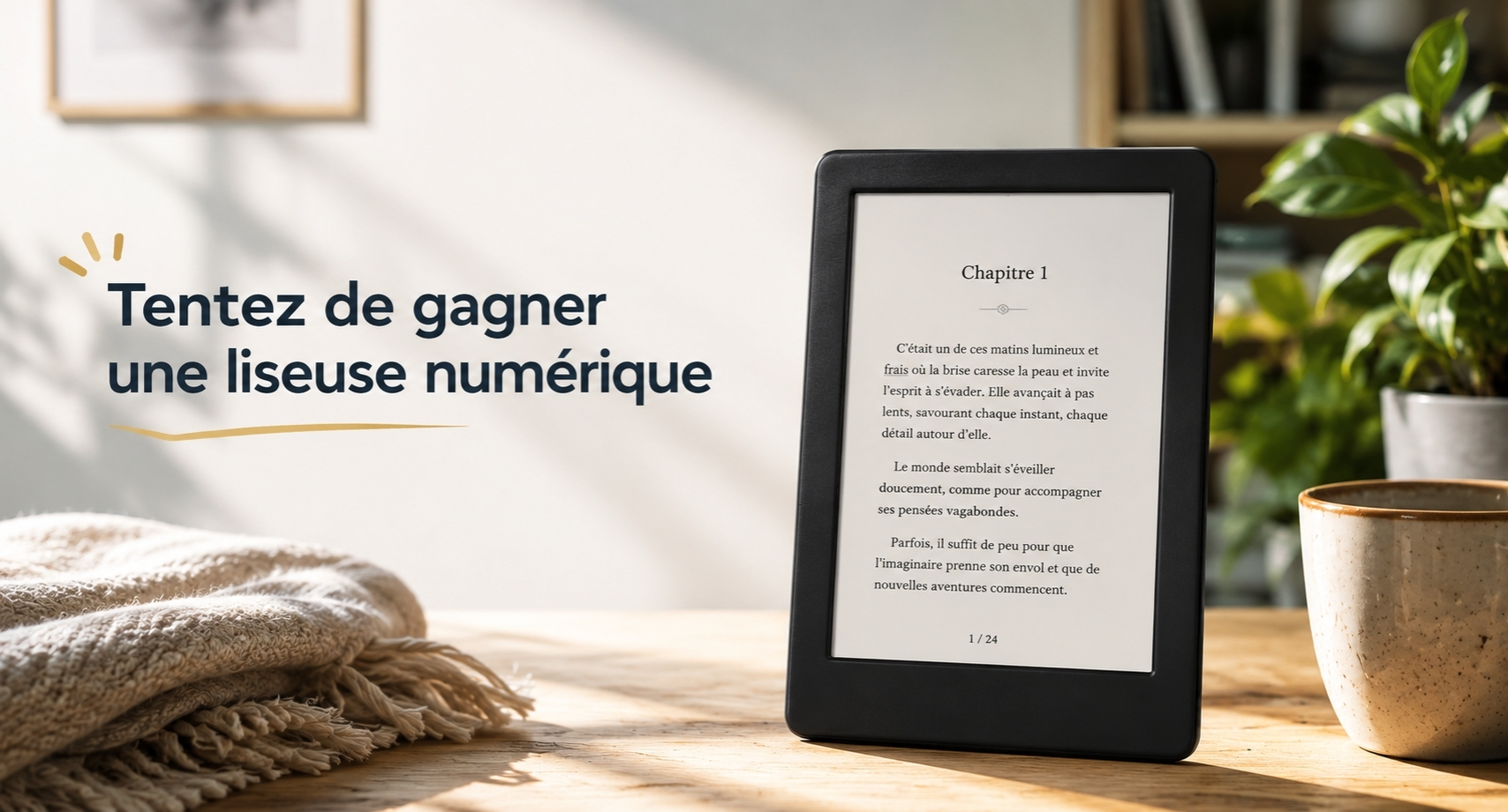 Une liseuse numérique